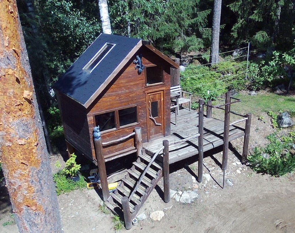 Legeplads med lækre detaljer Legeplads med lækre detaljer